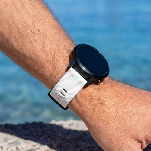 Amazfit Active Max Premium Silicone Strap (White)