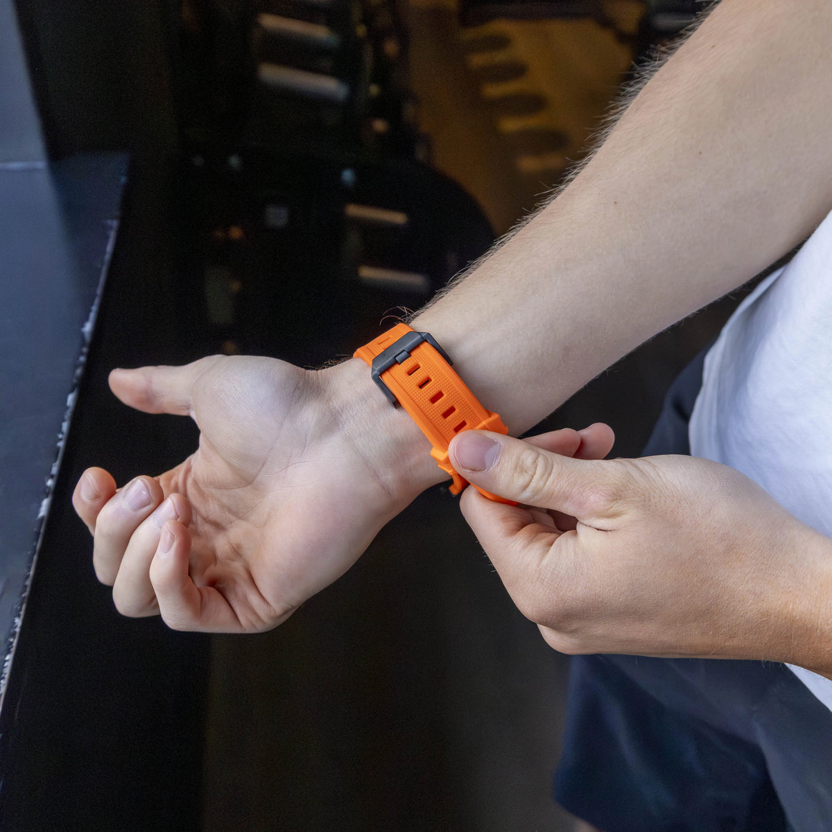 Silicone Strap 'Explorer', lifestyle photo