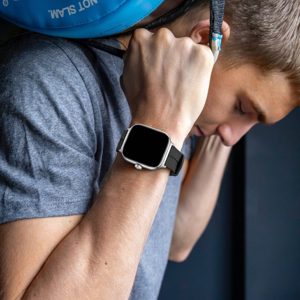Redmi Watch 4 D-Schnalle Silikonarmband (Schwarz)