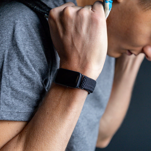 Huawei Band 8 Geflochtenes Armband (Schwarz)