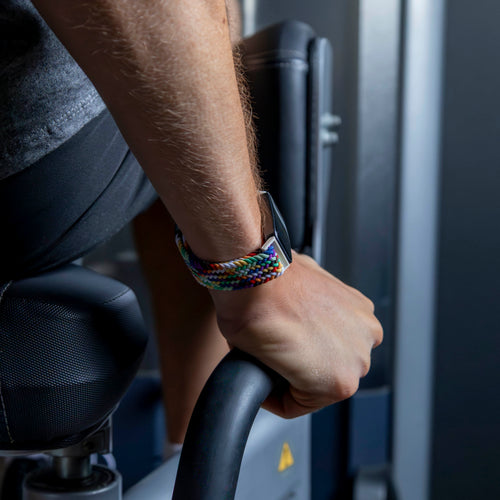 Huawei Band 9 Geflochtenes Armband (Regenbogen)
