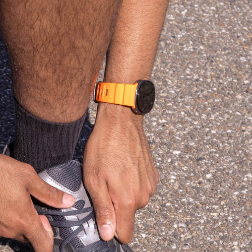 Samsung Galaxy Watch 8 - 40mm Extreme Silicone Strap (Orange)
