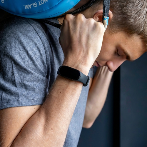 Silicone Strap, black, lifestyle photo