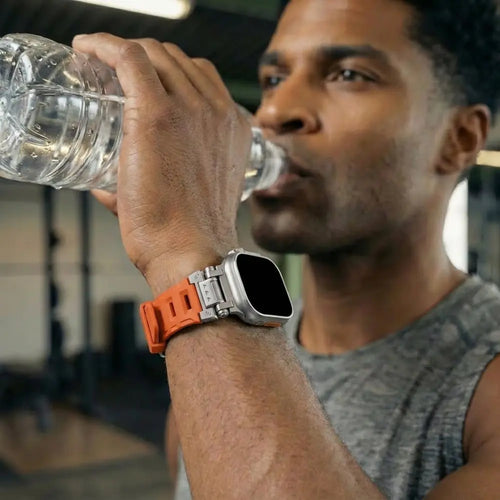Bandz Apple Watch TPU Armour Strap (Orange)