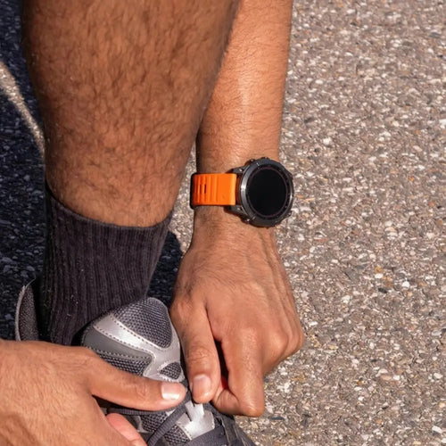 Garmin Forerunner 965 Outdoor Silicone Strap (Orange)