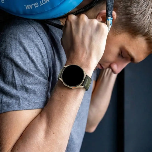 Amazfit Active Max Diamond Sport Strap (Army Green/Black)