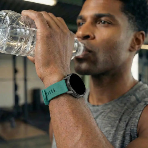 Bandz Garmin Venu 2s Silikonarmband 'Deluxe' (Viridiangrün)