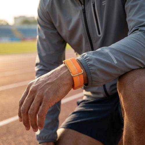 Fitbit Air Ultra Thin Nylon Strap (Orange)