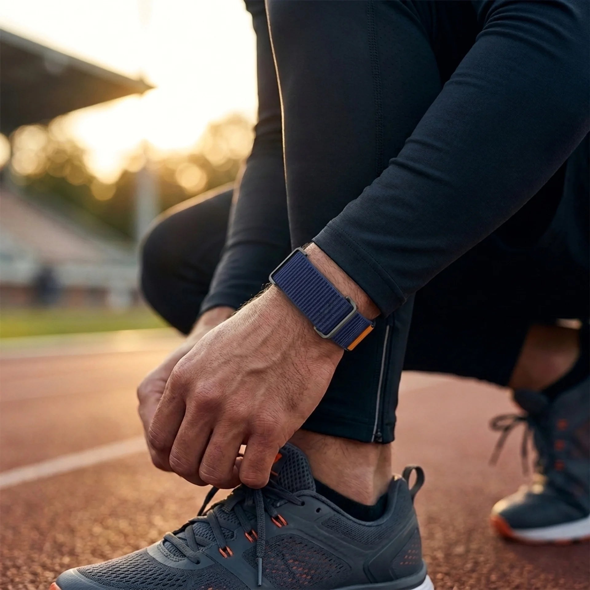 Fitbit Air Nylonband mit Rahmen (Dunkelblau)