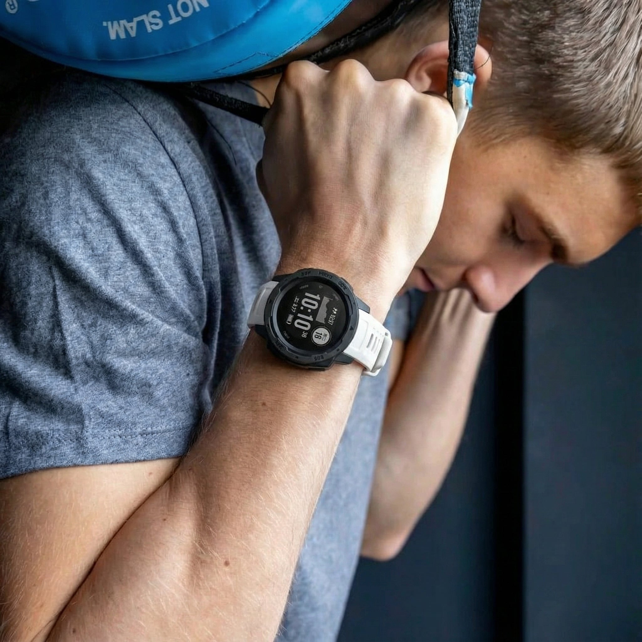 Garmin Instinct 1/2 Silikonarmband (Weiß)