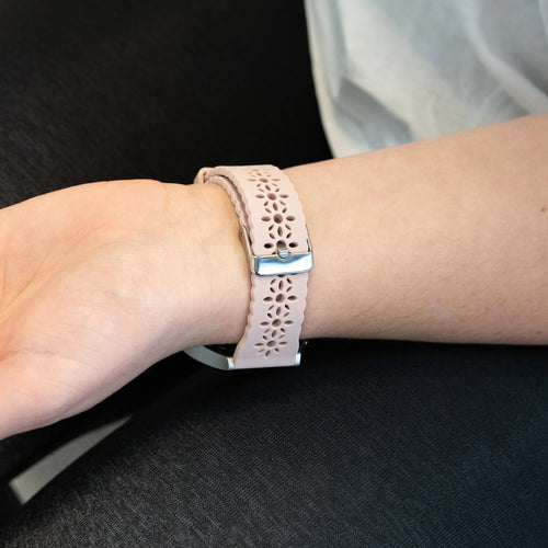 Bandz Maoo Ventura Gemustertes Silikonarmband (Rosa)