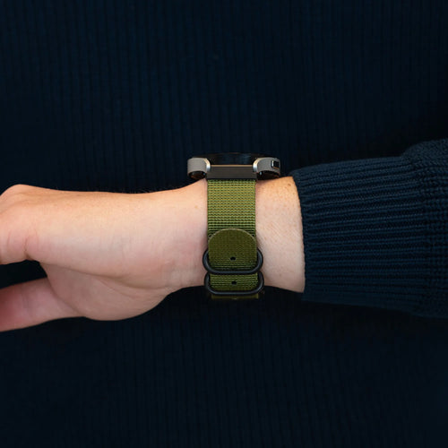 Amazfit Bip 5 Nylon Schnallenarmband (Grün)
