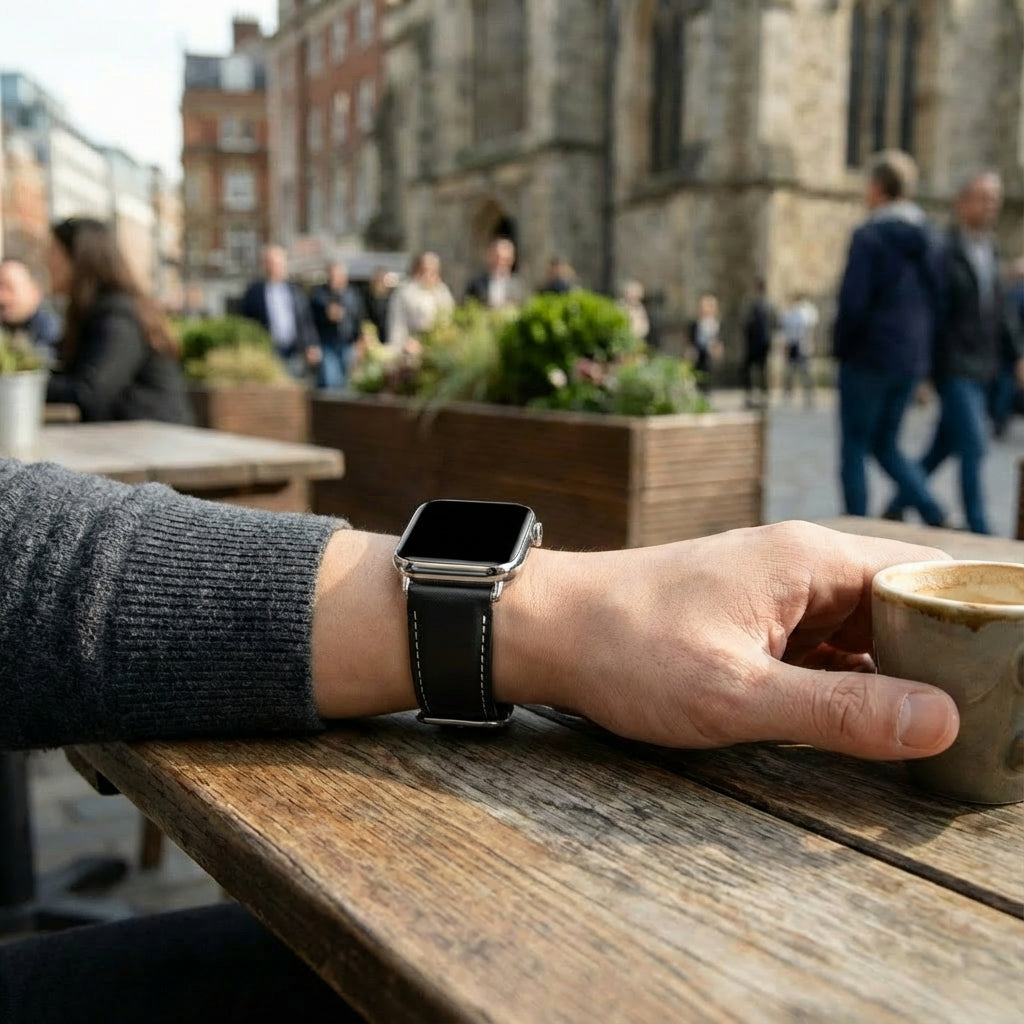 Redmi Watch 5 Lederarmband (Schwarz)