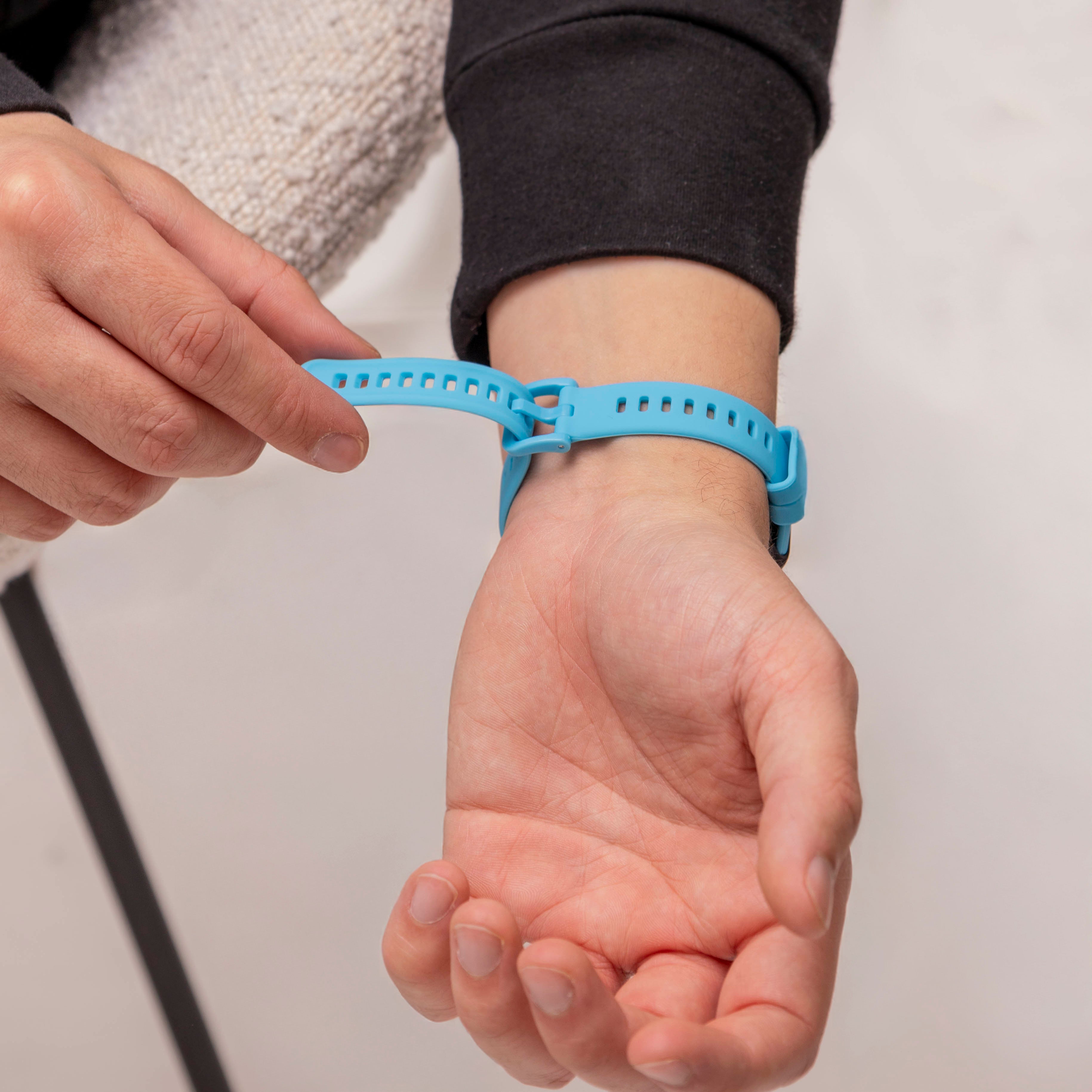 Huawei Band 10 Classic Silikonarmband (Hellblau)