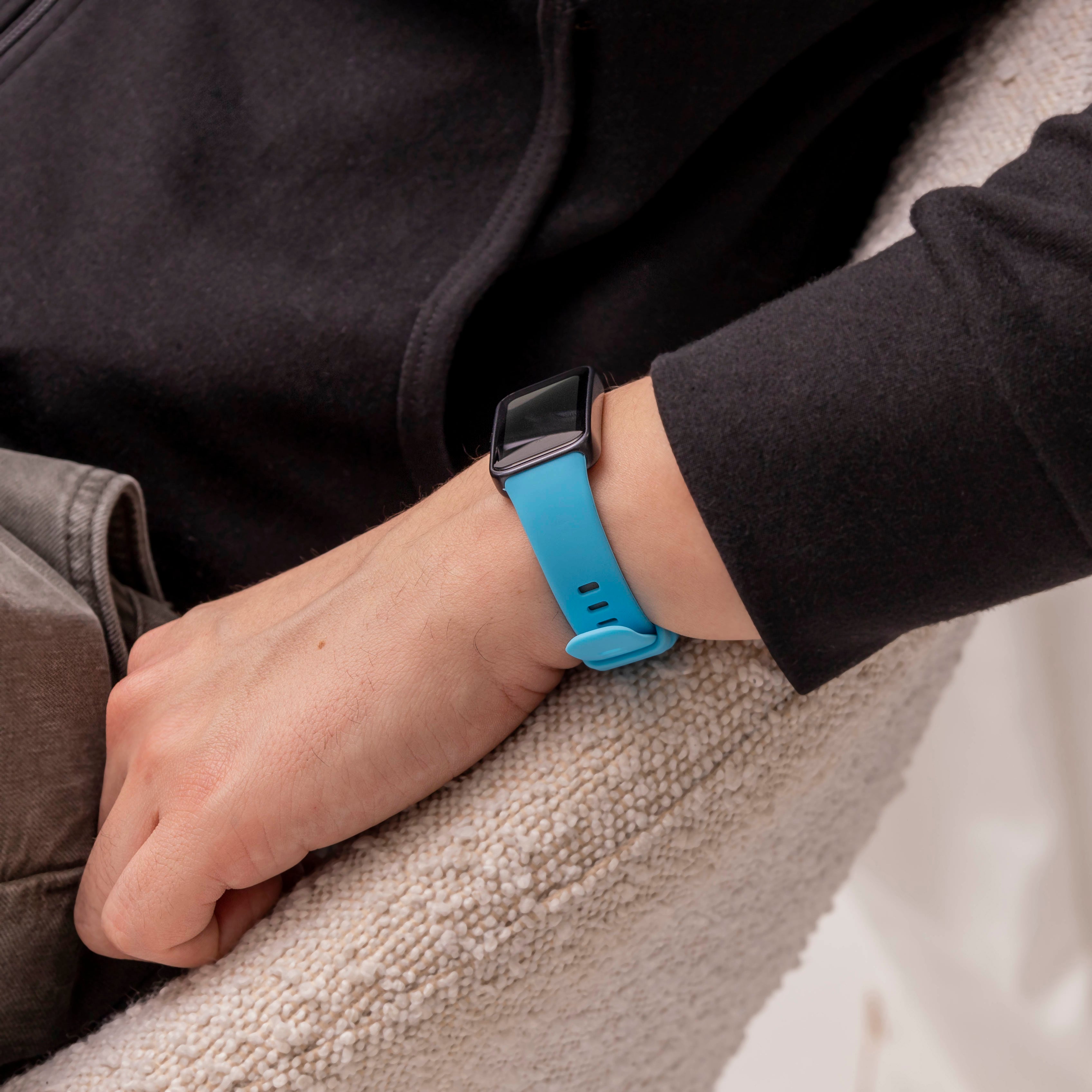 Huawei Band 10 Classic Silikonarmband (Hellblau)