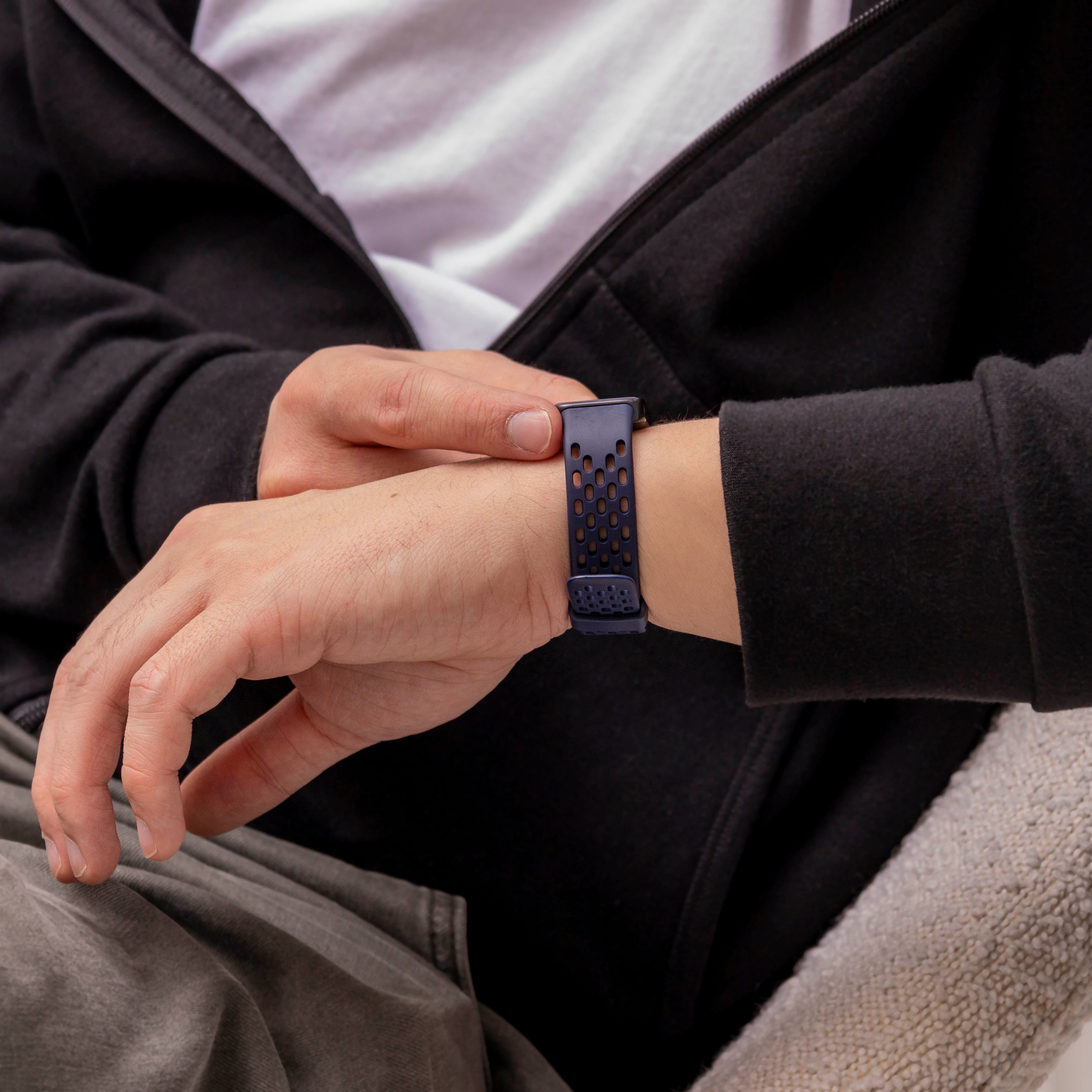 Huawei Band 8 Silikon-Air-Armband (Dunkelblau)