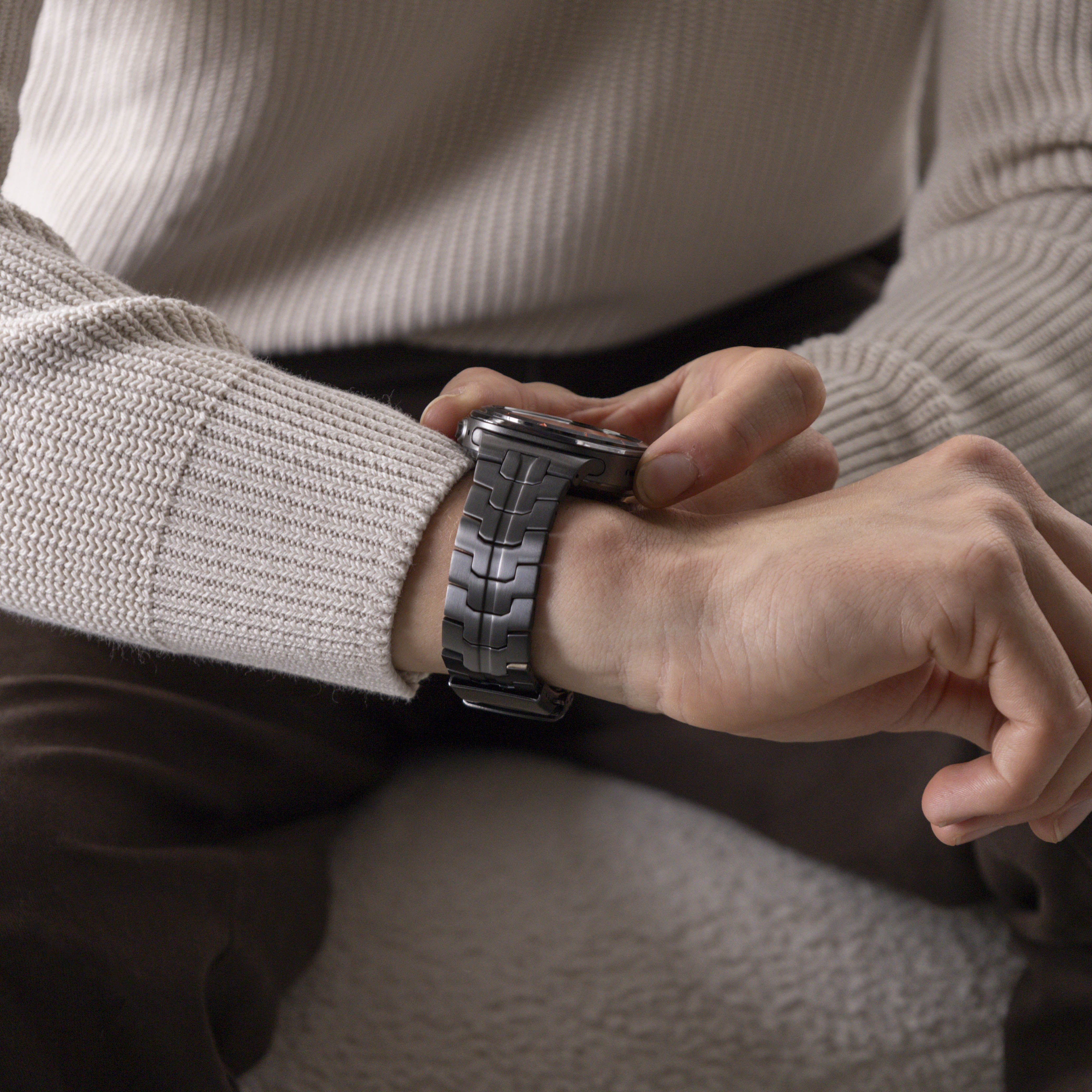 Samsung Galaxy Watch Ultra 'Iron' Titanarmband (Graphit)