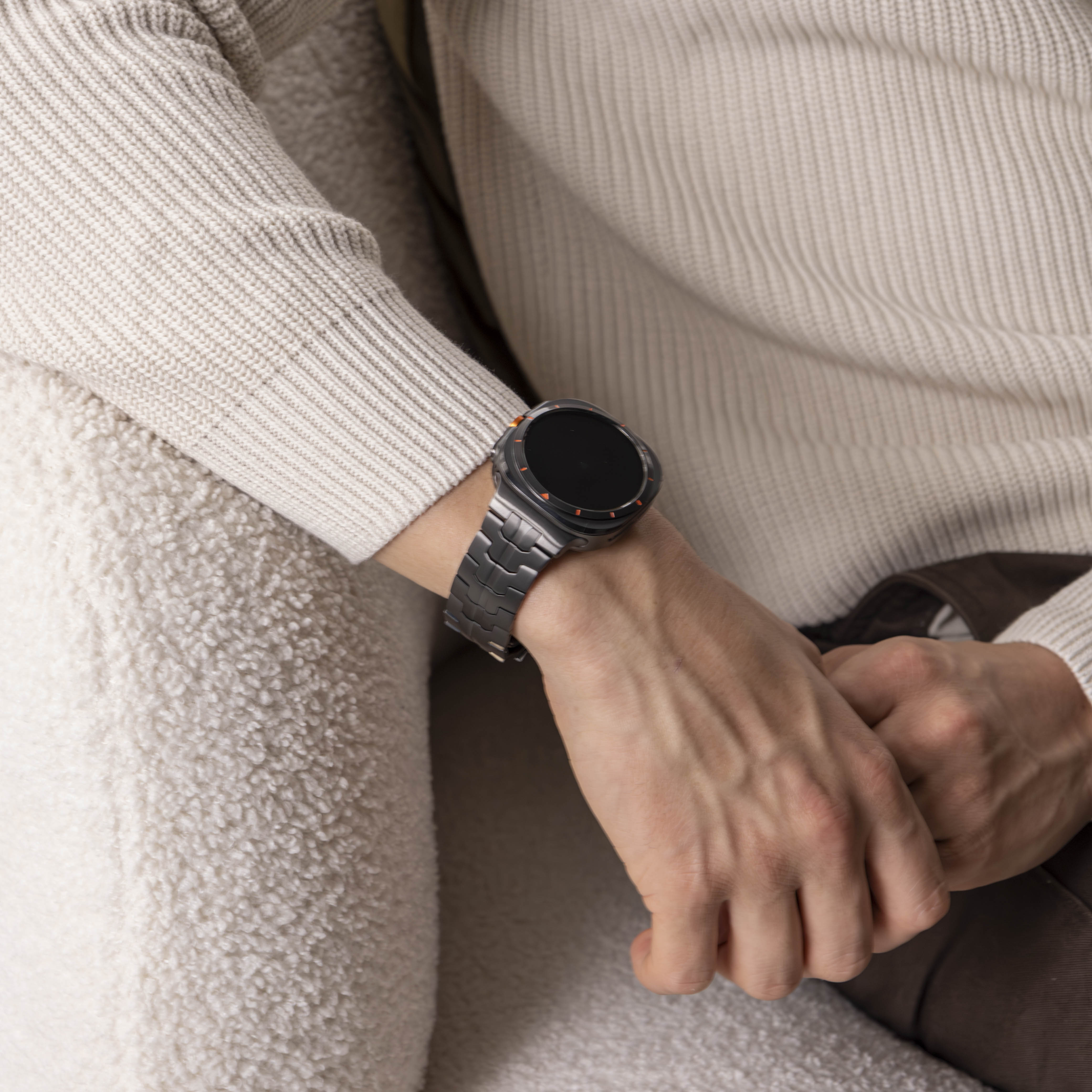 Samsung Galaxy Watch Ultra 'Iron' Titanarmband (Graphit)