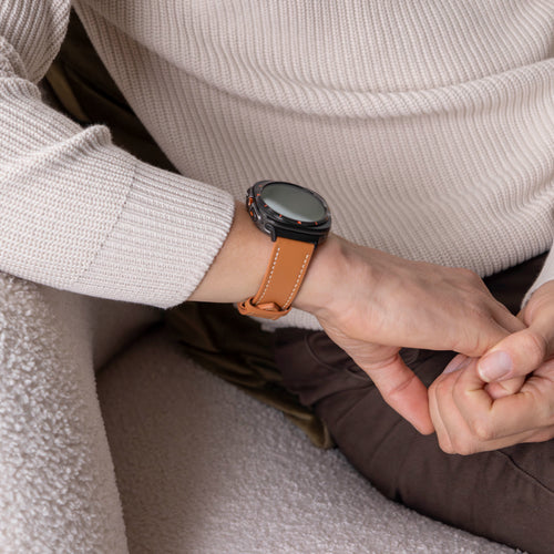 Samsung Galaxy Watch Ultra 2 Lederarmband (Braun)