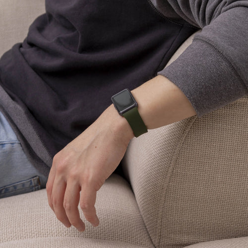 Silicone Strap, green, lifestyle photo