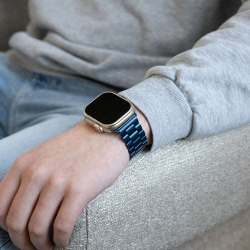 Steel Strap, blue, lifestyle photo