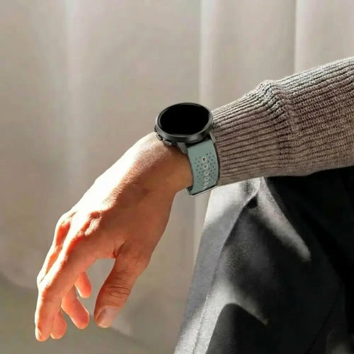 Suunto 9 Peak Pro Silicone Strap (Green-Gray-White)