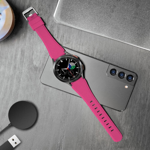 Samsung Galaxy Watch 3 41mm Silikonarmband (Pink)