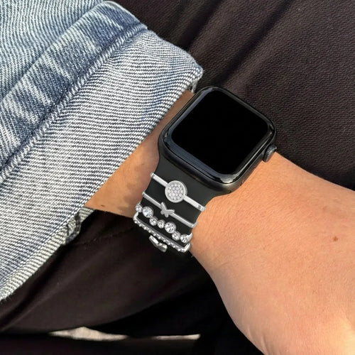 Anhänger für dein Apple Watch Armband - Butterfly (Silber)