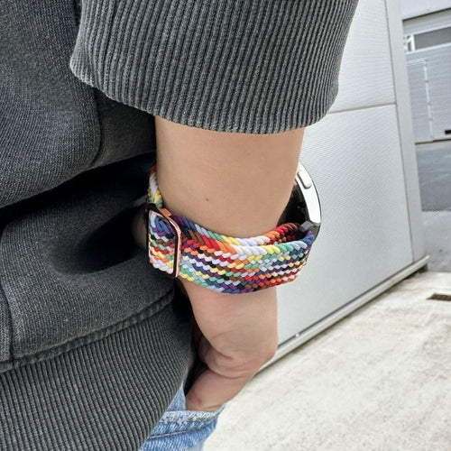 Redmi Watch 5 Lite gewebtes Nylonarmband (Bunt)