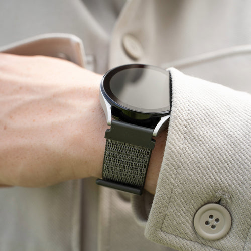 Amazfit Bip U (Pro) Nylon Strap (Green/Grey)