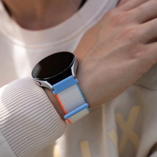Nylon Strap, milk white, lifestyle photo