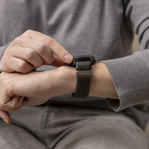 Garmin Descent MK3i - 51mm Nylonarmband (Armeegrün)