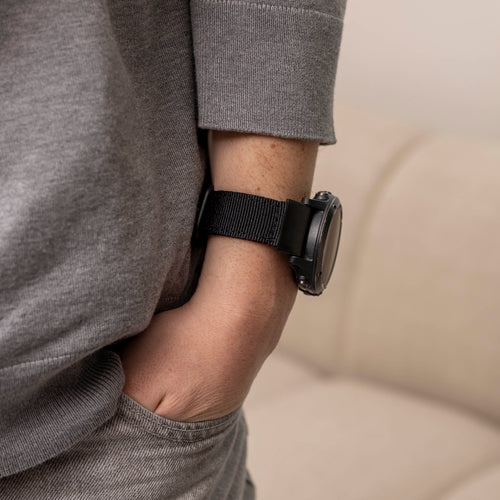Garmin Instinct 3 - 50mm Nylon Schnallenarmband (Schwarz)