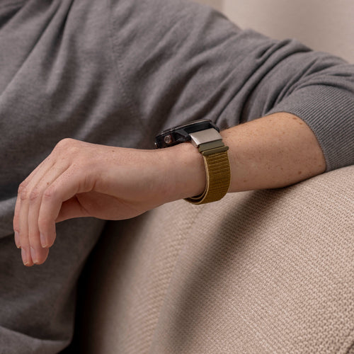 Garmin Fenix 7x Nylonarmband (Olivgrün)