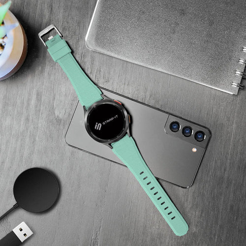 Gard Pro Health Smartwatch 3 - 48mm Twill Silikonarmband (Aqua)