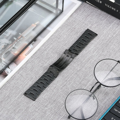 Suunto Race (S) Titanium Grain Strap (Flat Buckle) (Black)