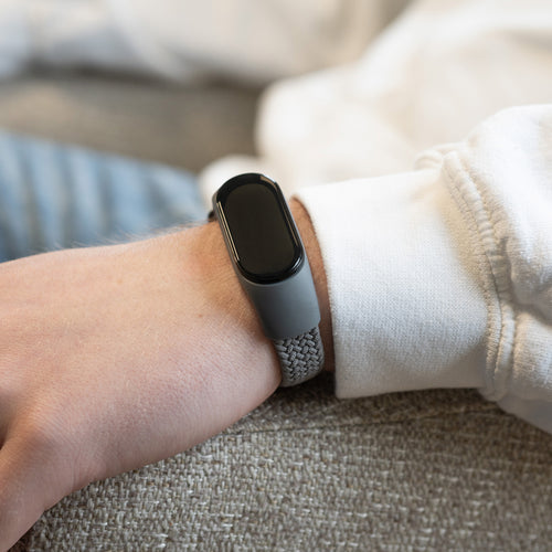 Xiaomi Mi Band 7 geflochtenes Armband (Dunkelgrau)