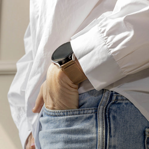 Fossil Gen 4 Venture (HR) Milanese Strap (Rose Gold)