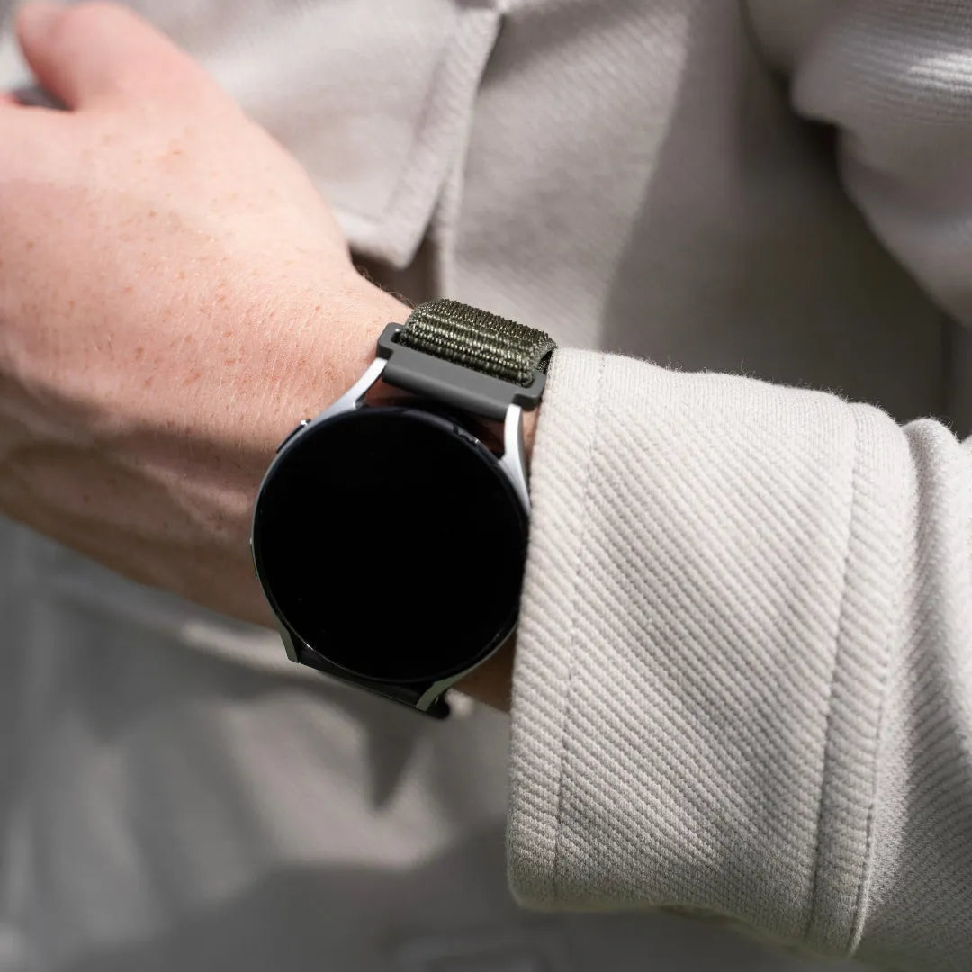 Coros Pace 2 Nylonarmband (Dunkel Grün)