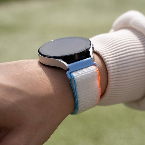 Nylon Strap, milk white, lifestyle photo