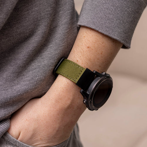 Garmin Enduro 1 / 2 / 3 Nylon Schnallenarmband (Grün)