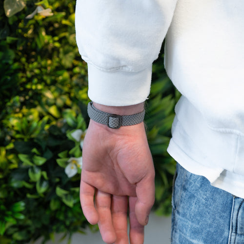 Xiaomi Mi Band 5 geflochtenes Armband (Dunkelgrau)