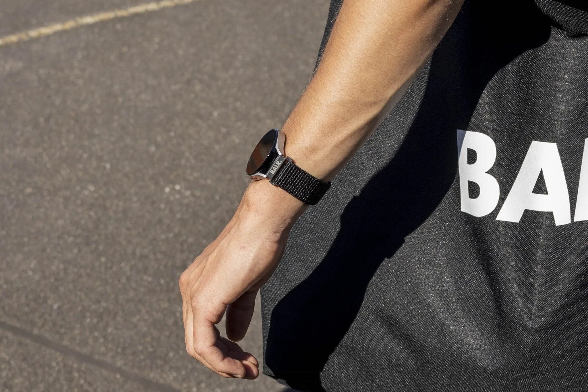 BALR Polar Ignite 2 Nylonarmband (Schwarz)