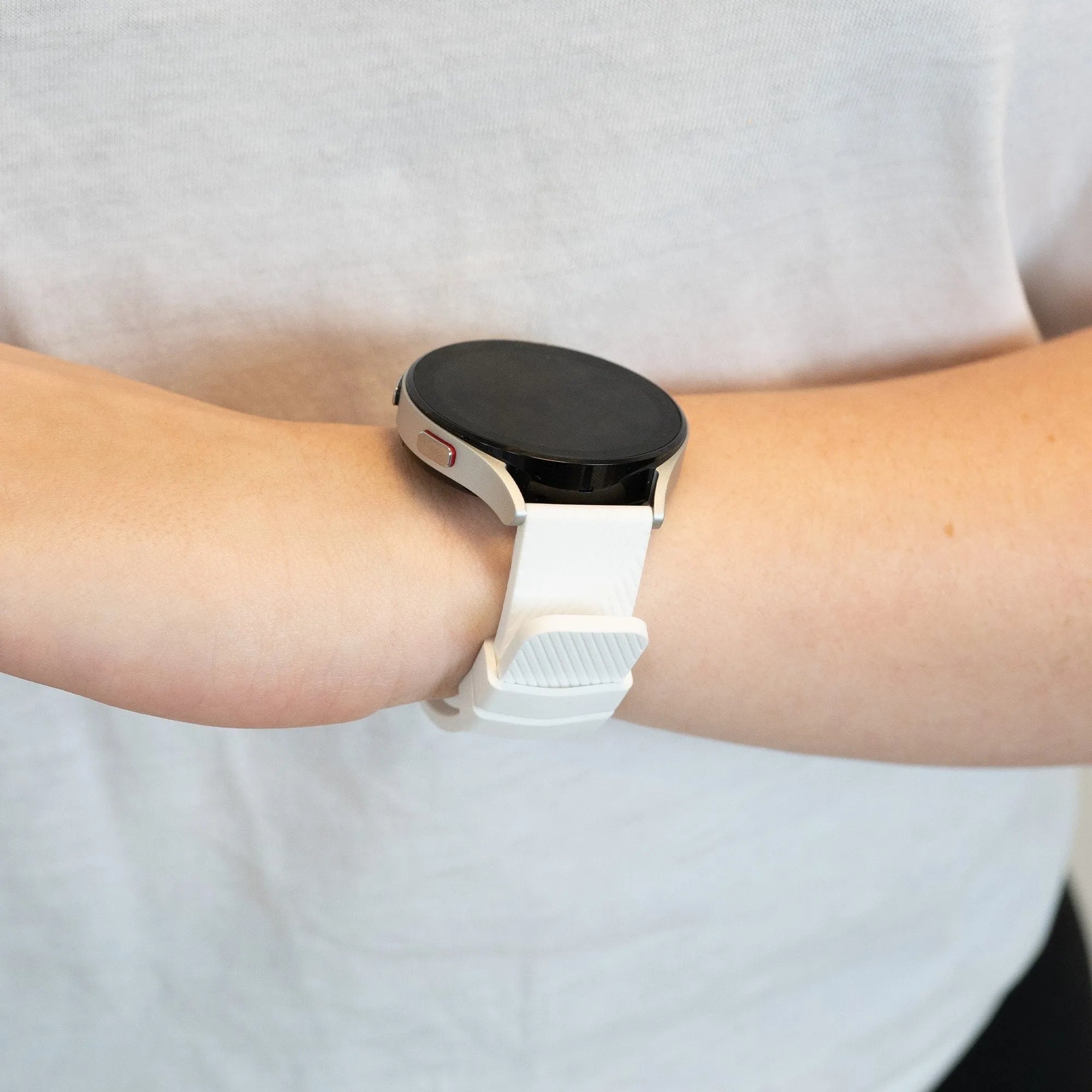 Bandz Suunto Race 2 Silikonarmband 'Deluxe' (Weiß)