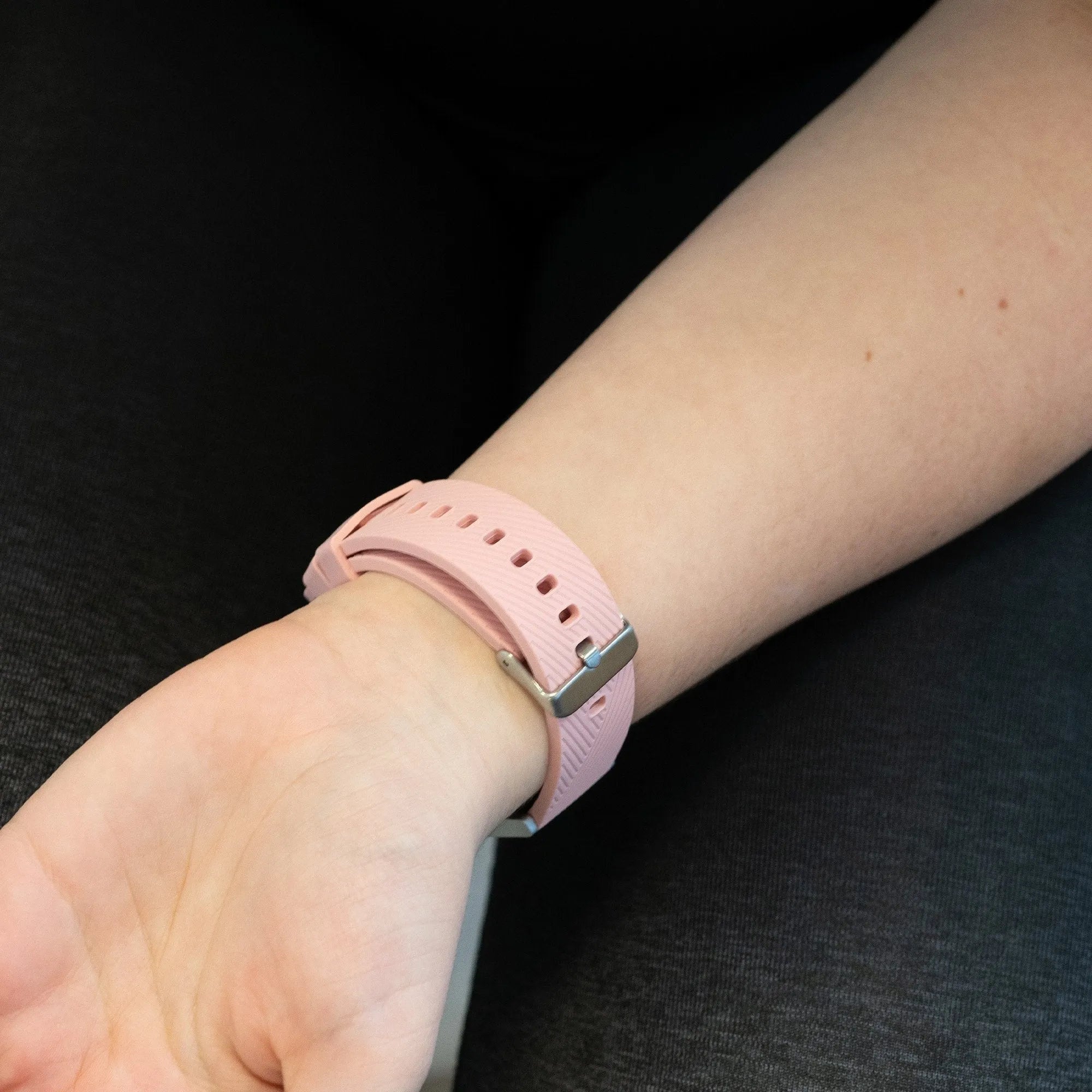 Bandz Oppo Watch X Silicone Strap 'Deluxe' (Pink)