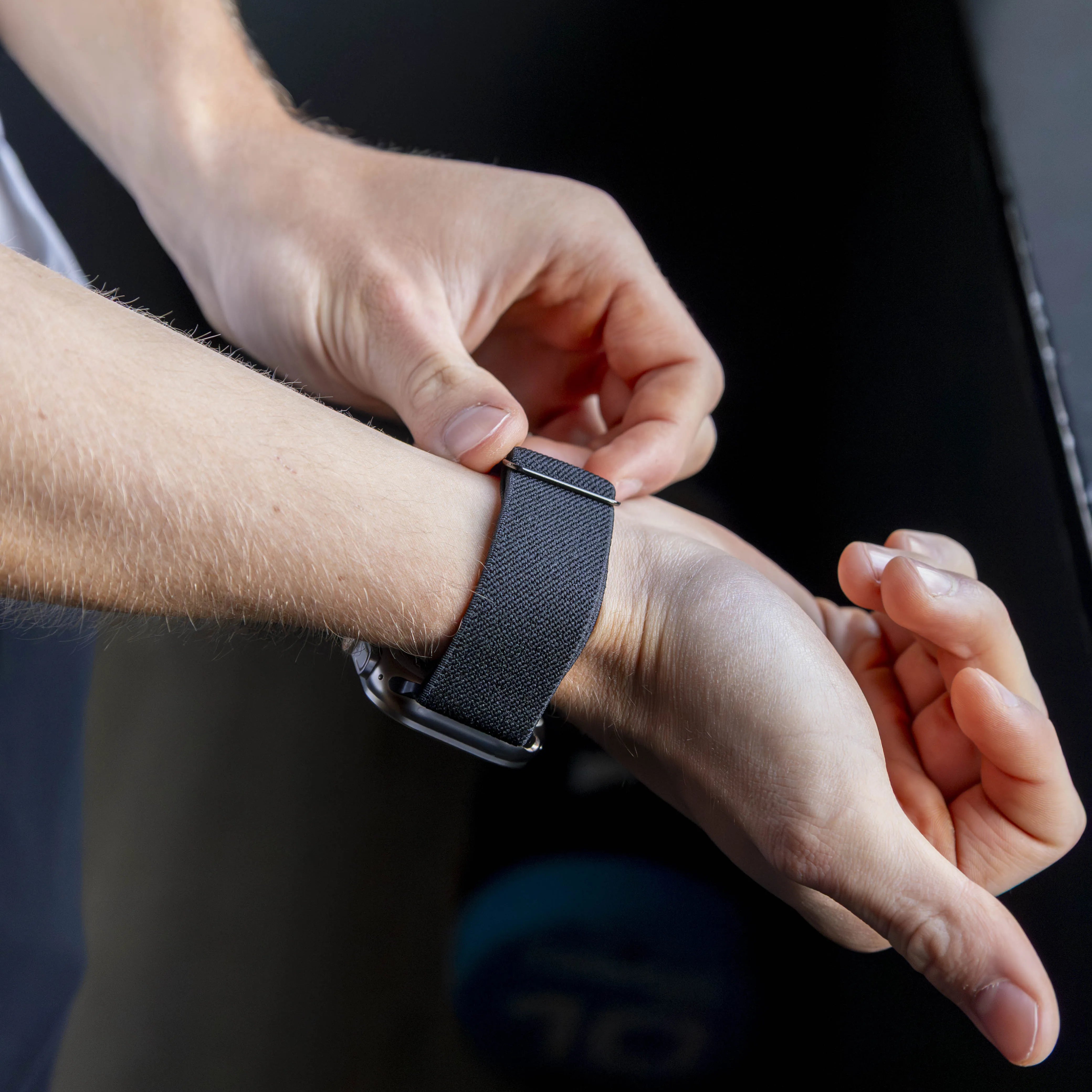 Apple Watch elastisches Armband (Schwarz)