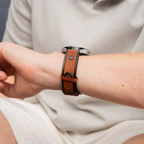 Suunto Race (S) Leather Strap with Screw (dark brown)