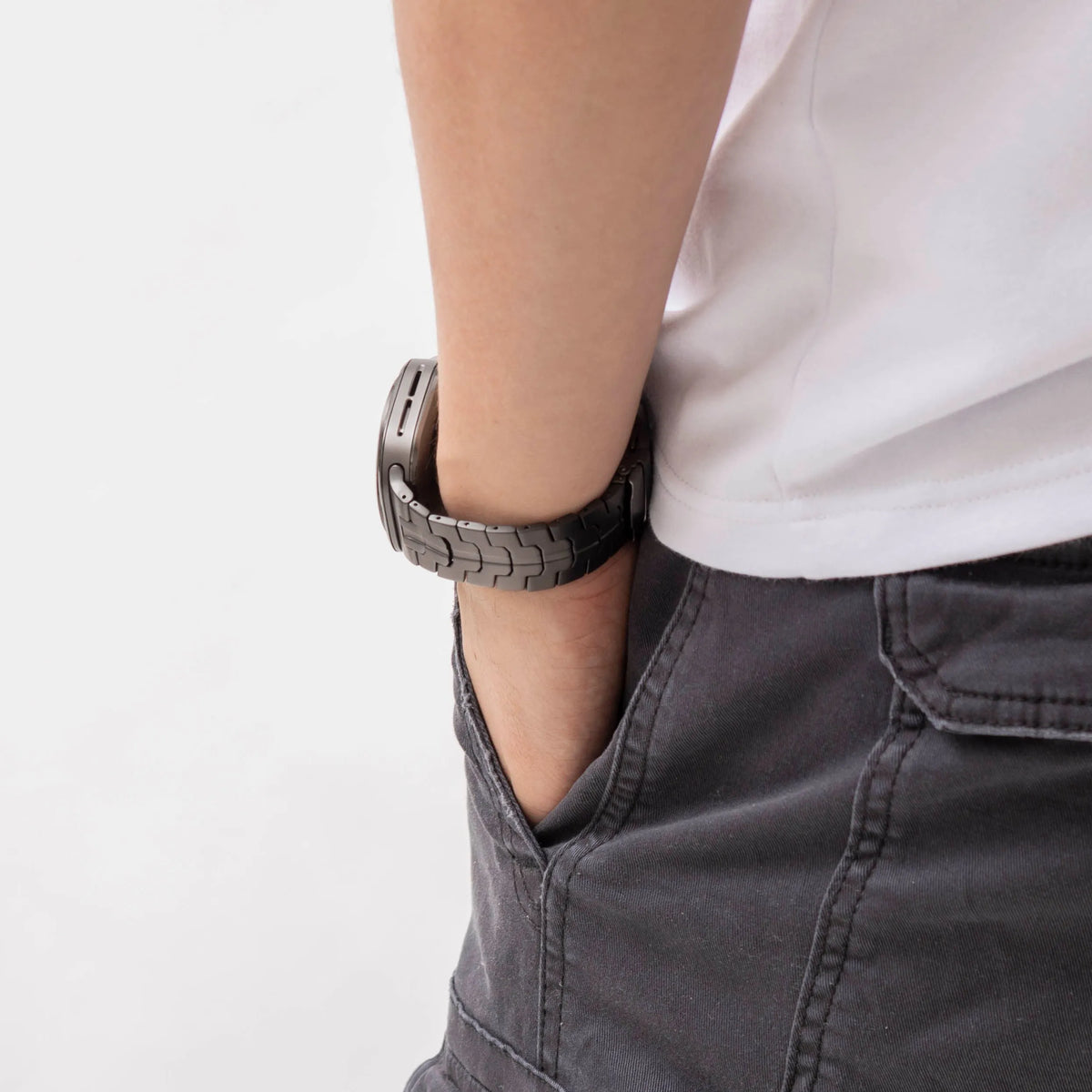 Samsung Galaxy Watch Ultra 2 Iron' Titanarmband (Graphit)