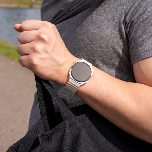 Samsung Galaxy Watch 8 - 40mm Wave Silikonarmband (Polarstern)