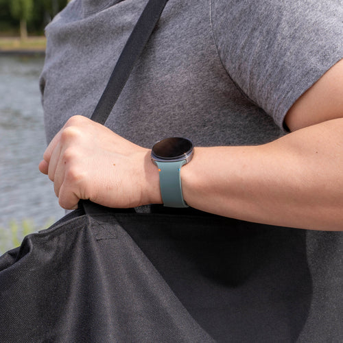 Samsung Galaxy Watch 9 - 44mm Silikonarmband (Viridiangrün)